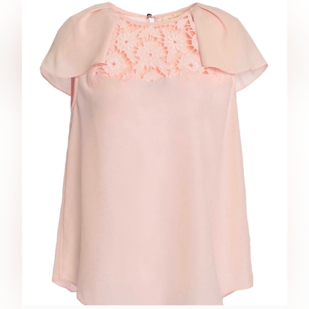 Kate Spade lace embroidered blouse